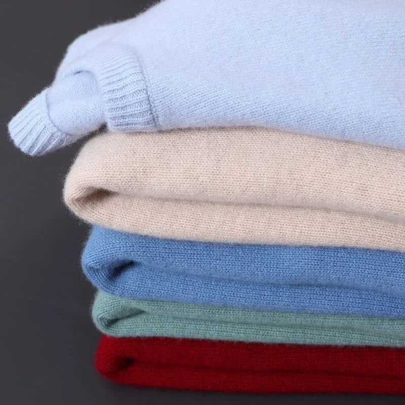 Marlene | Strickpullover aus Cashmere Damen Rundhals Langarm