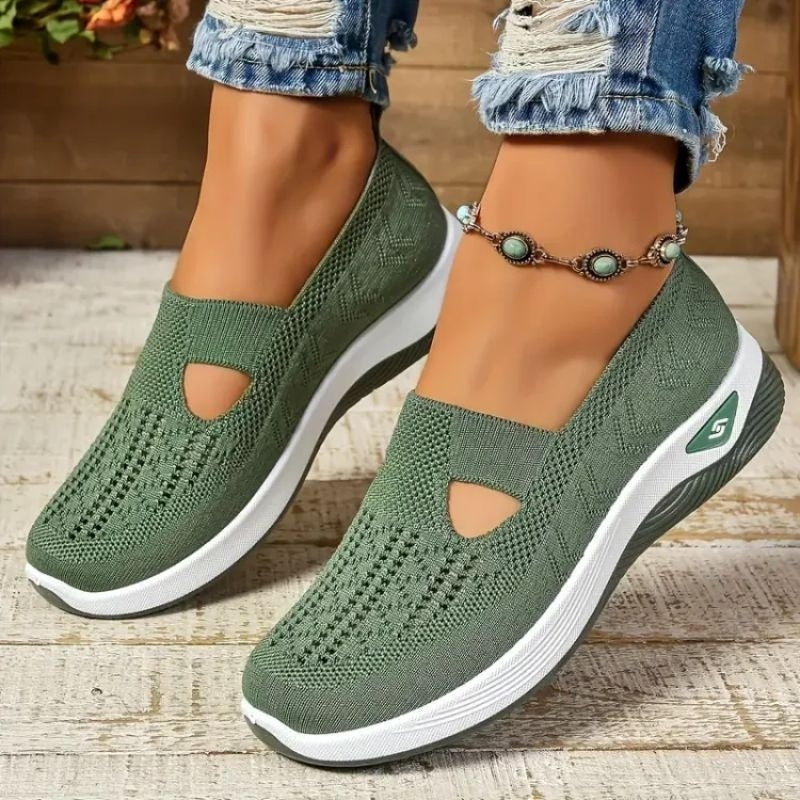 Márta | Mokaszin Női Kötött Anyagú Slip-on