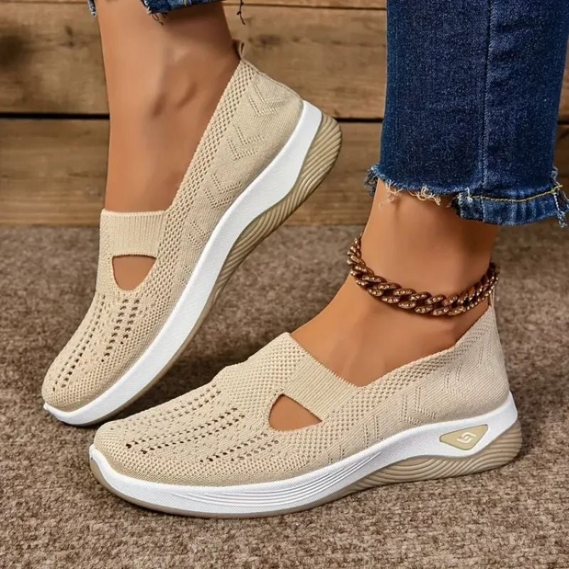 Márta | Mokaszin Női Kötött Anyagú Slip-on
