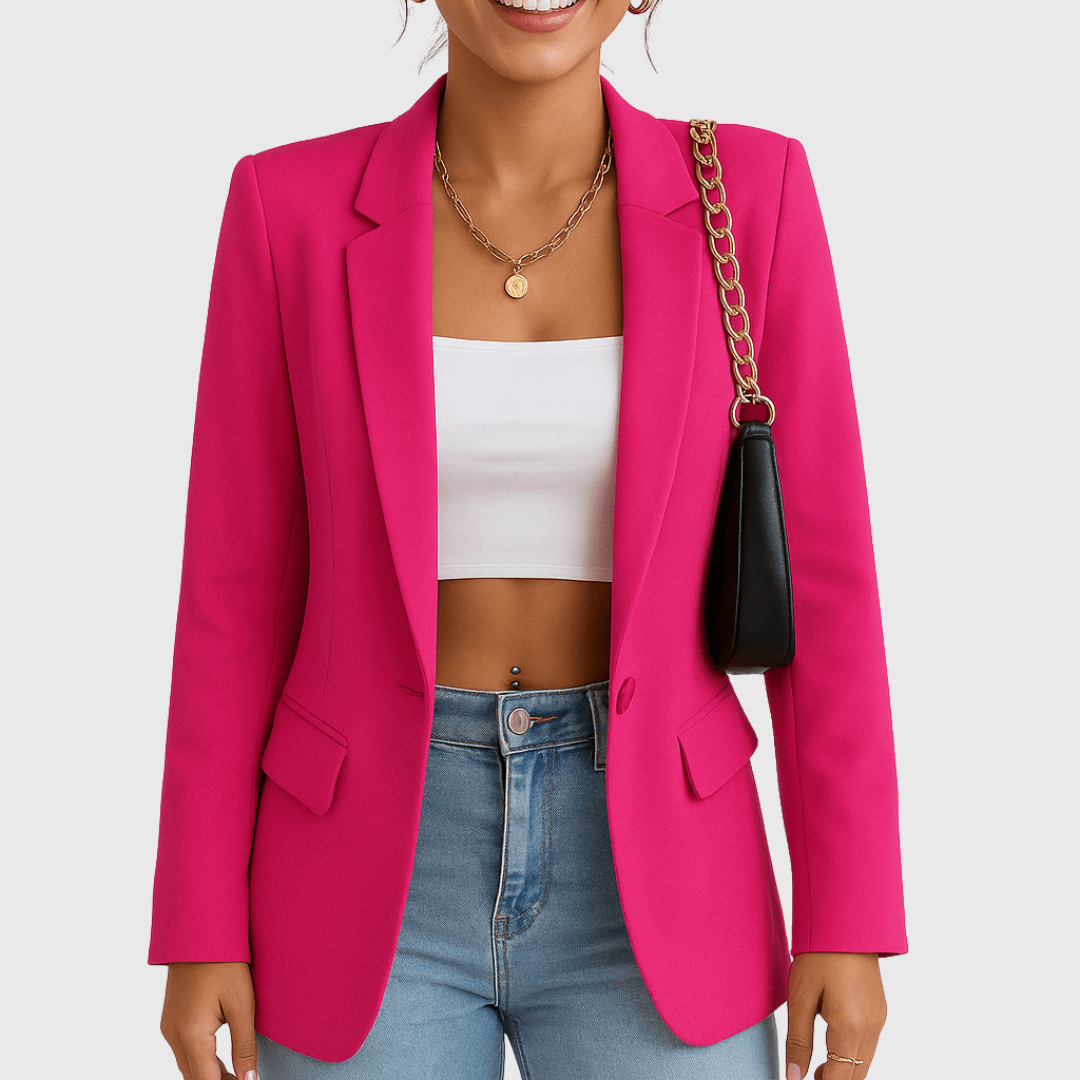 Women's Spring Tailored Blazer | Structured Fit Jacket