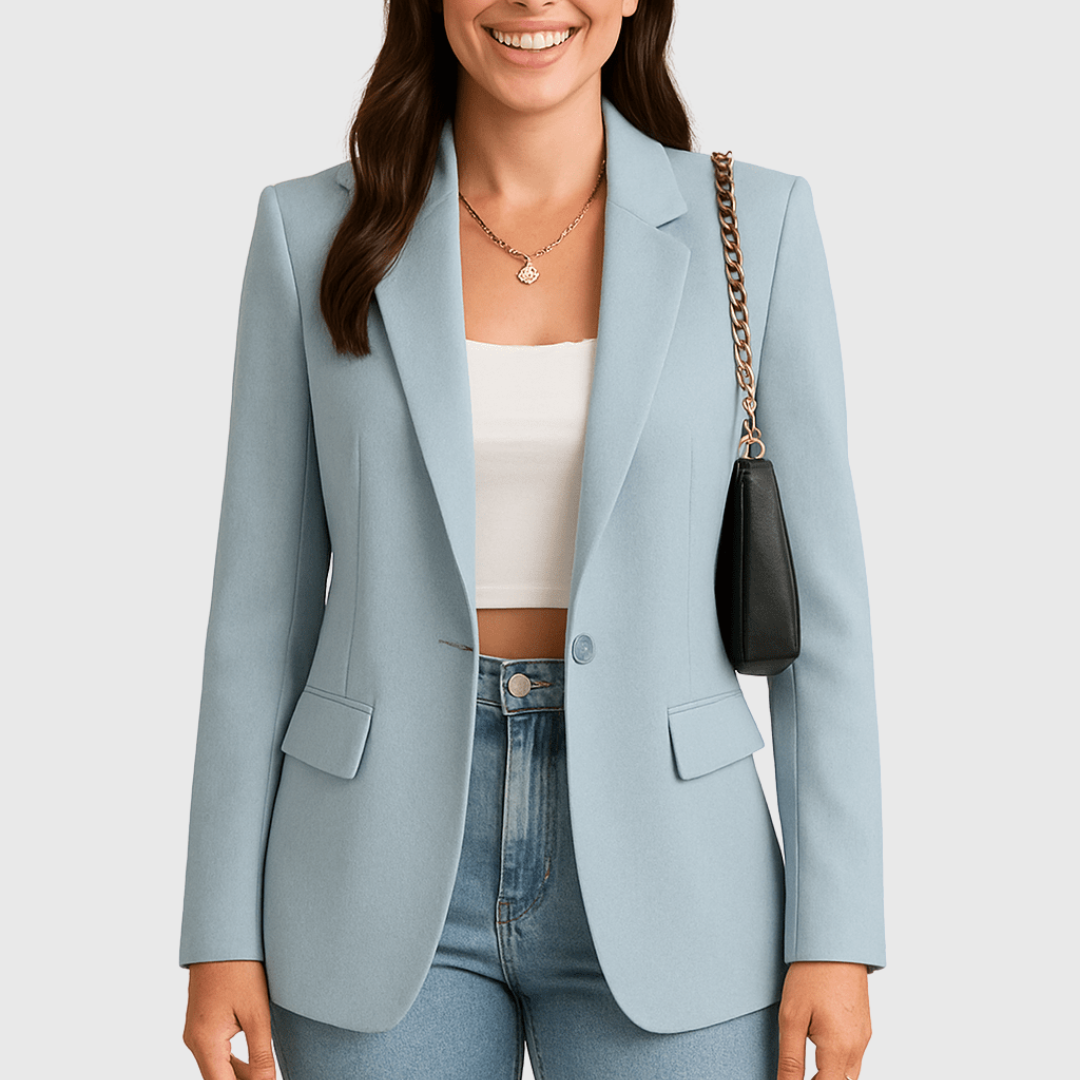 Women's Spring Tailored Blazer | Structured Fit Jacket