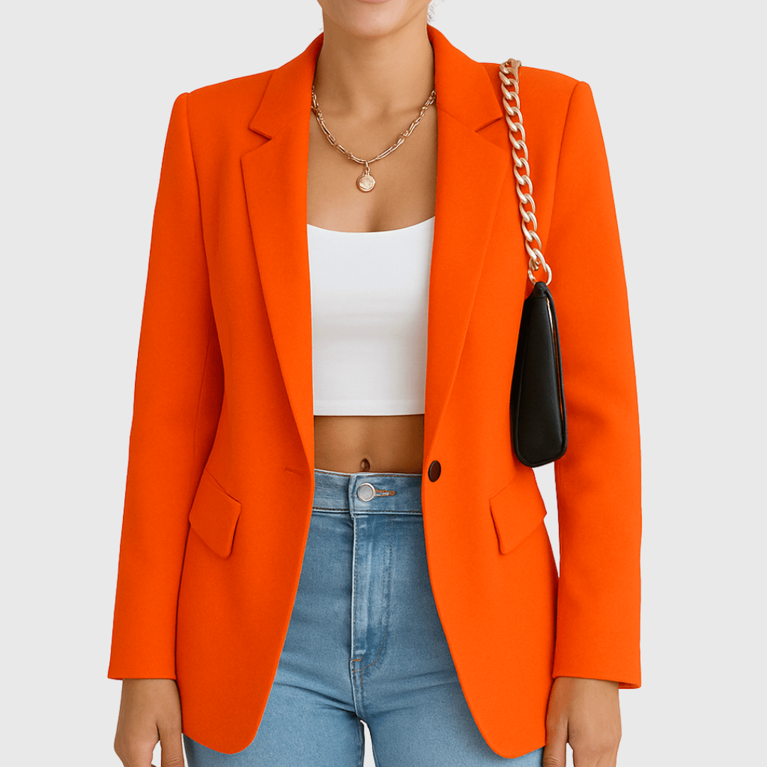 Women's Spring Tailored Blazer | Structured Fit Jacket