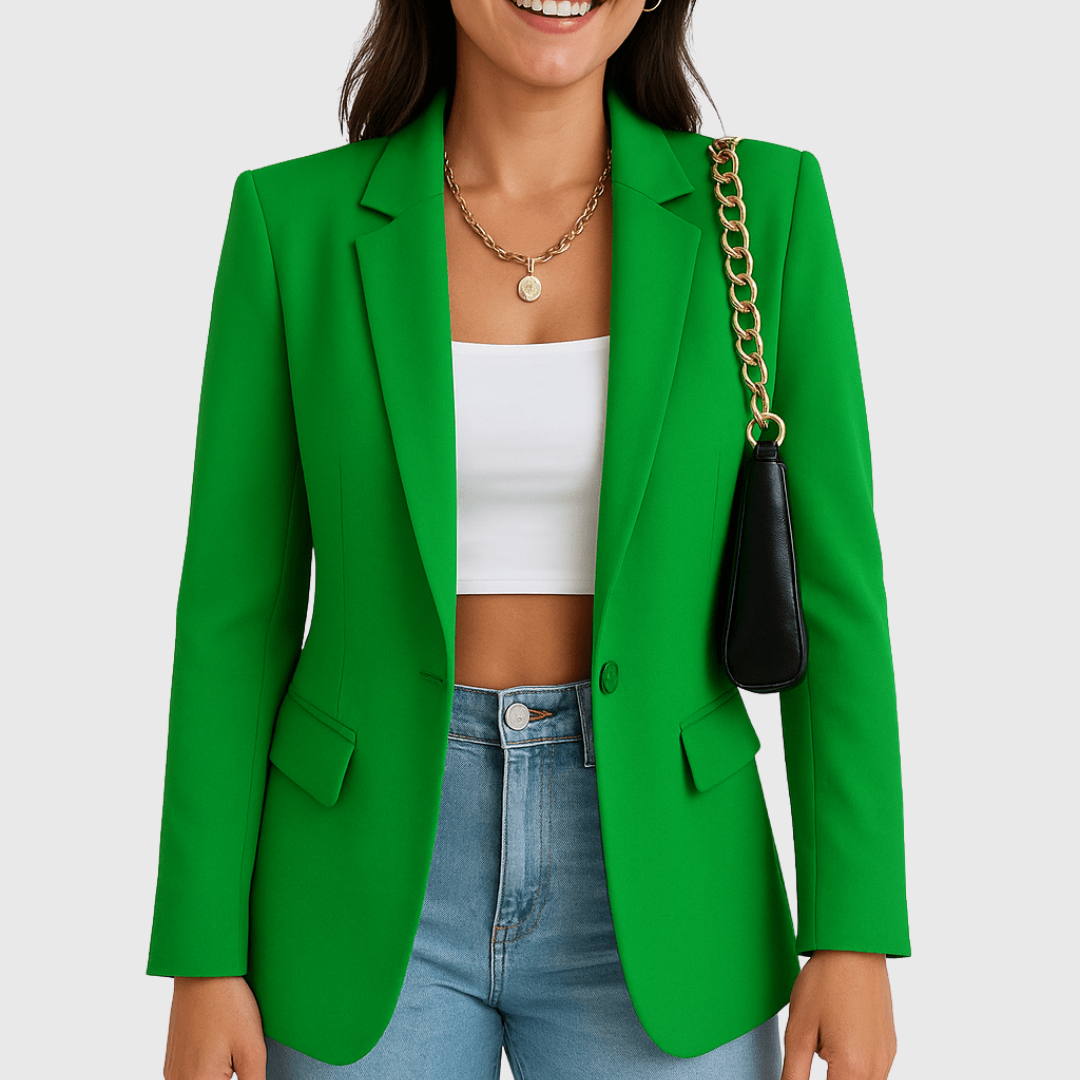 Women's Spring Tailored Blazer | Structured Fit Jacket