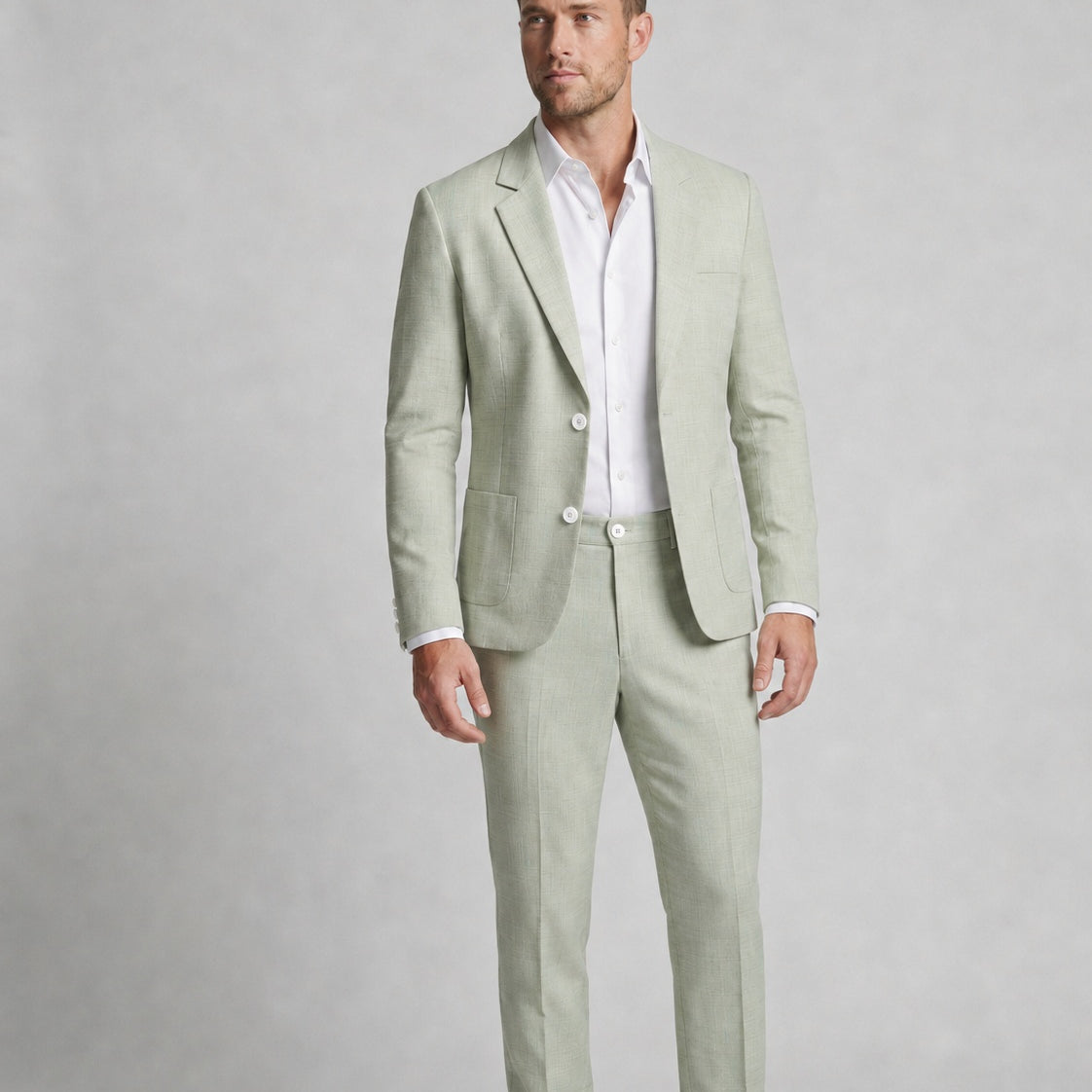 Maximilian | Leinenanzug Herren Slim Fit Zweiteiler