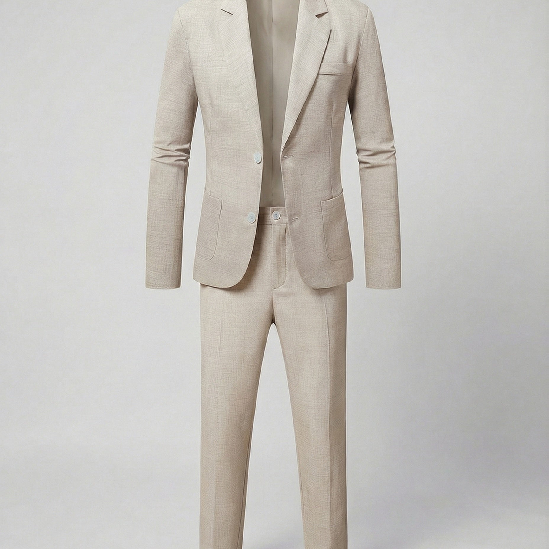 Maximilian | Leinenanzug Herren Slim Fit Zweiteiler