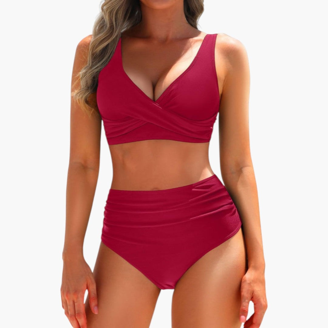 Melinda | Bikini Szett Női Kétrészes Magas Derekú