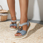 Anna | Platformos Szandál Női Pántos Espadrilles