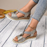 Anna | Platformos Szandál Női Pántos Espadrilles