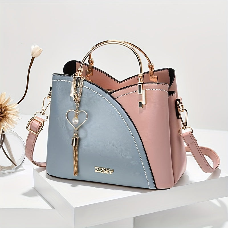 Mónika | Crossbody Táska Női Kétszínű Bojtos