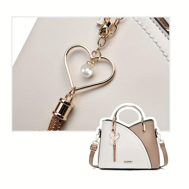 Mónika | Crossbody Táska Női Kétszínű Bojtos