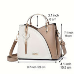 Mónika | Crossbody Táska Női Kétszínű Bojtos
