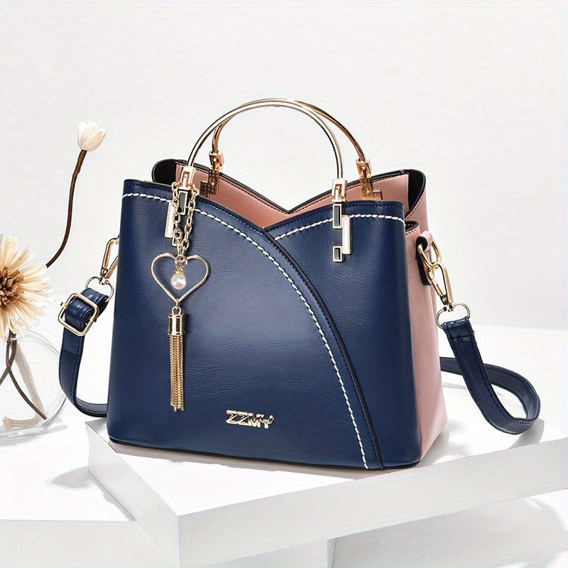 Mónika | Crossbody Táska Női Kétszínű Bojtos