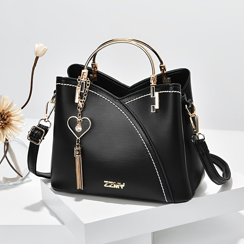Mónika | Crossbody Táska Női Kétszínű Bojtos