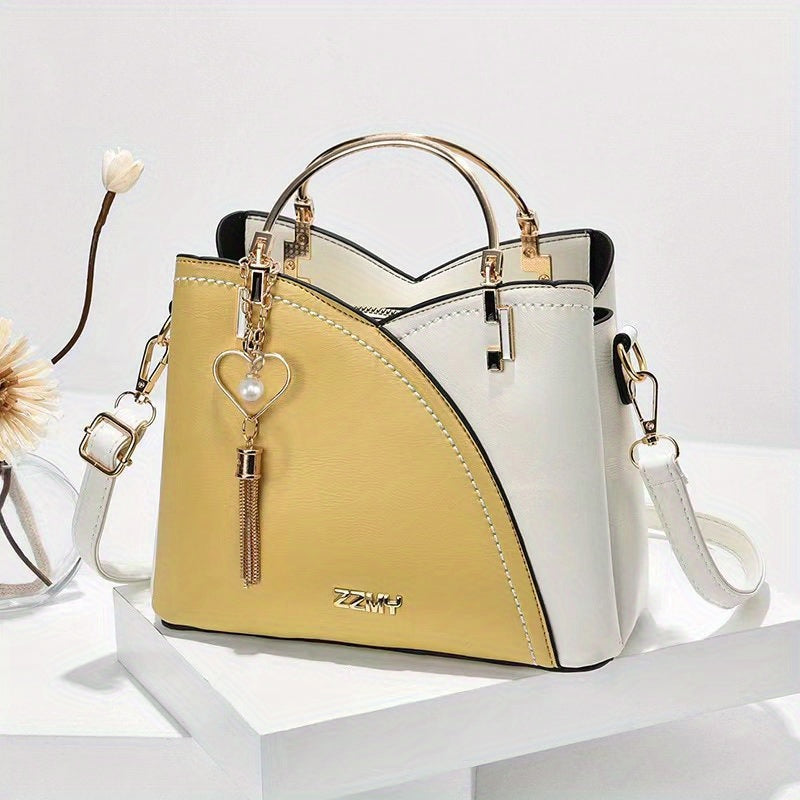 Mónika | Crossbody Táska Női Kétszínű Bojtos