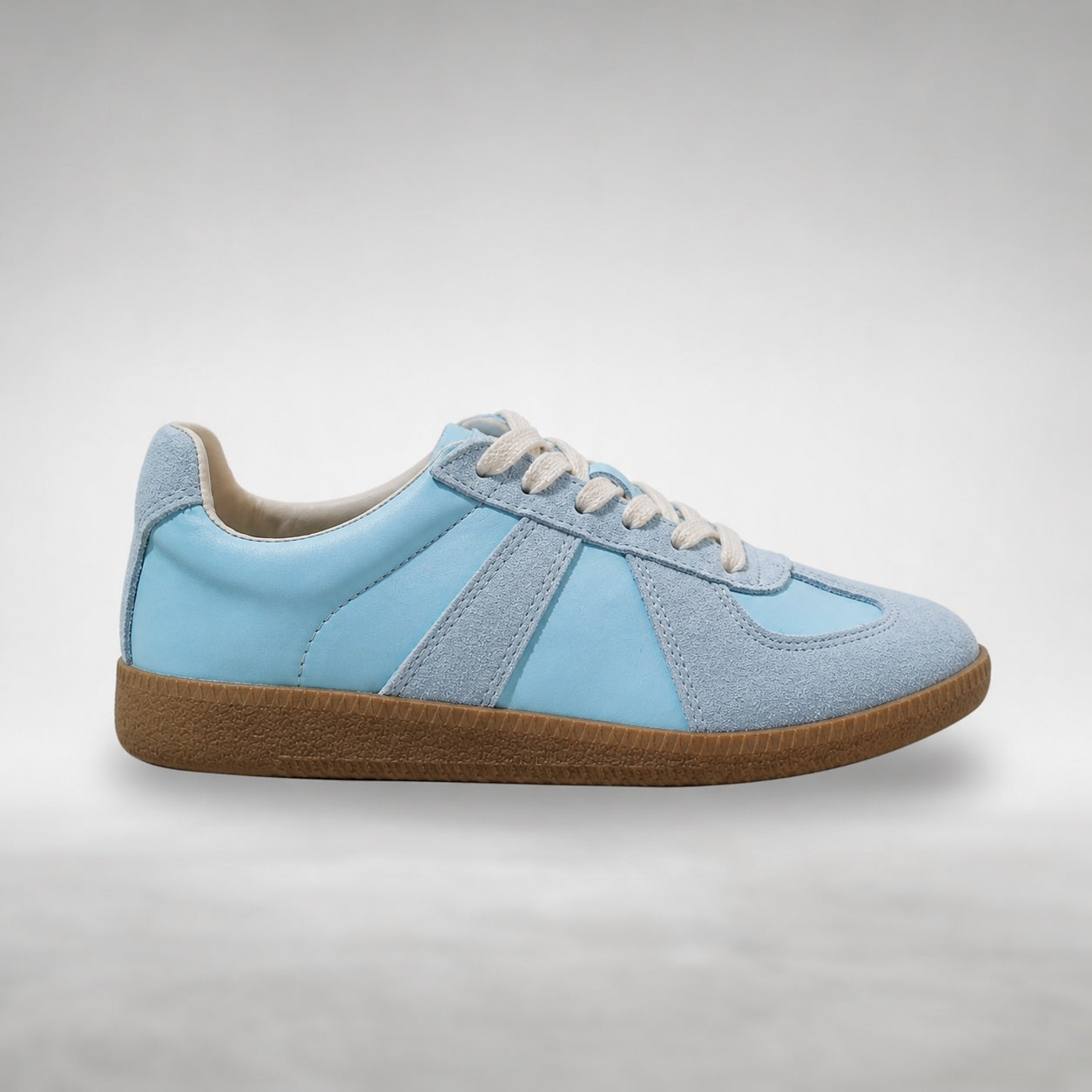 Mónika | Női Mokaszin Fűzős Sneaker Bézs