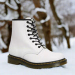 Nathalie | Schnürstiefel aus Leder Damen Robuste Gummisohle