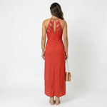 Nikolett | Alkalmi Maxi Ruha Női Csipkés Nyakpántos