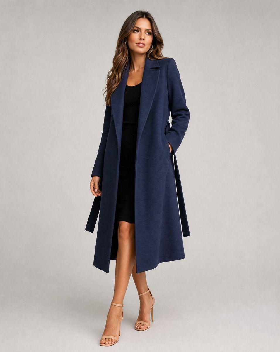 Nóra | Trench Coat Hosszú Női Öves Szövet