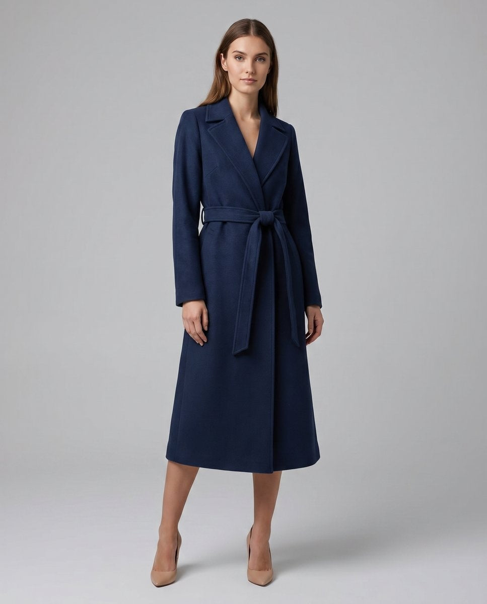Nóra | Trench Coat Hosszú Női Öves Szövet