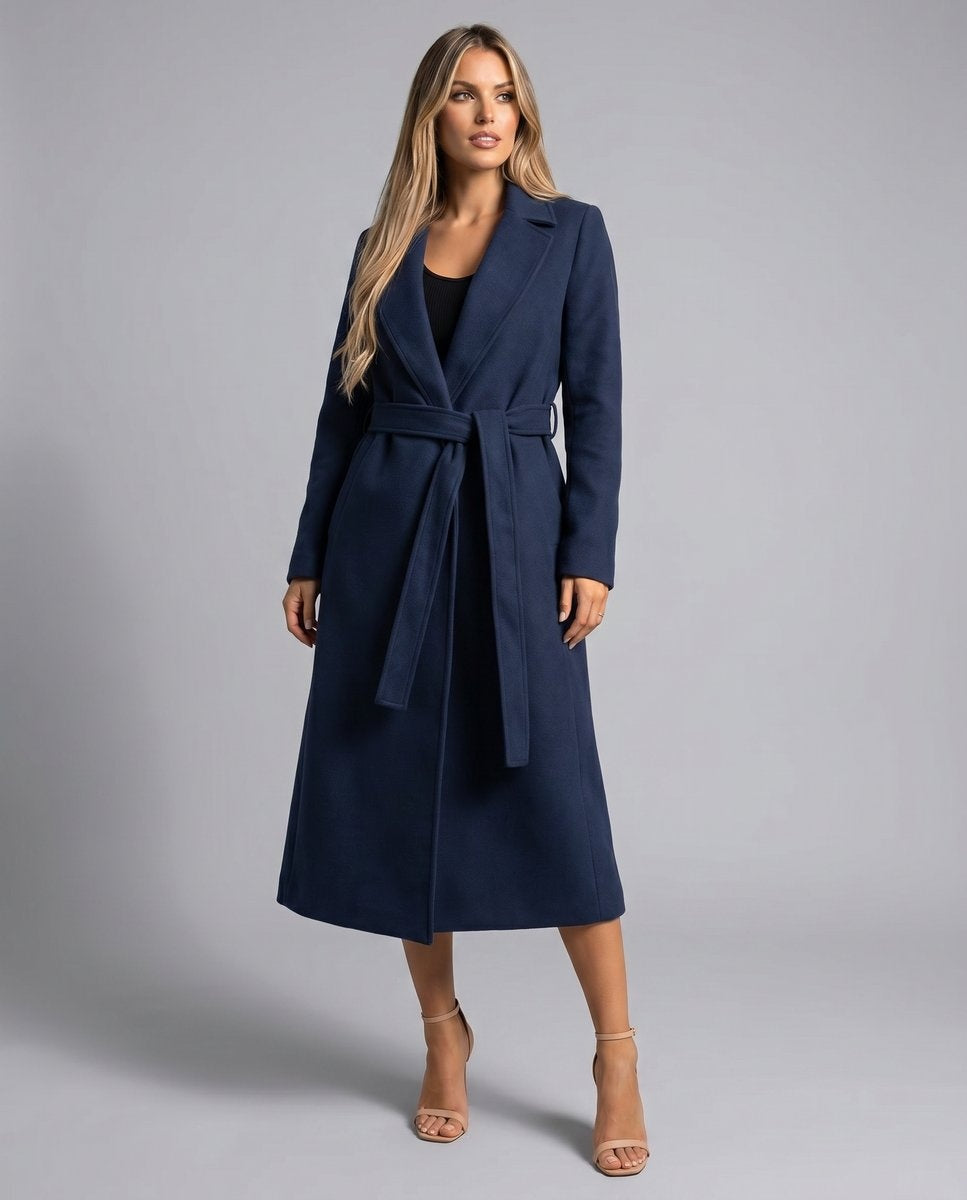 Nóra | Trench Coat Hosszú Női Öves Szövet