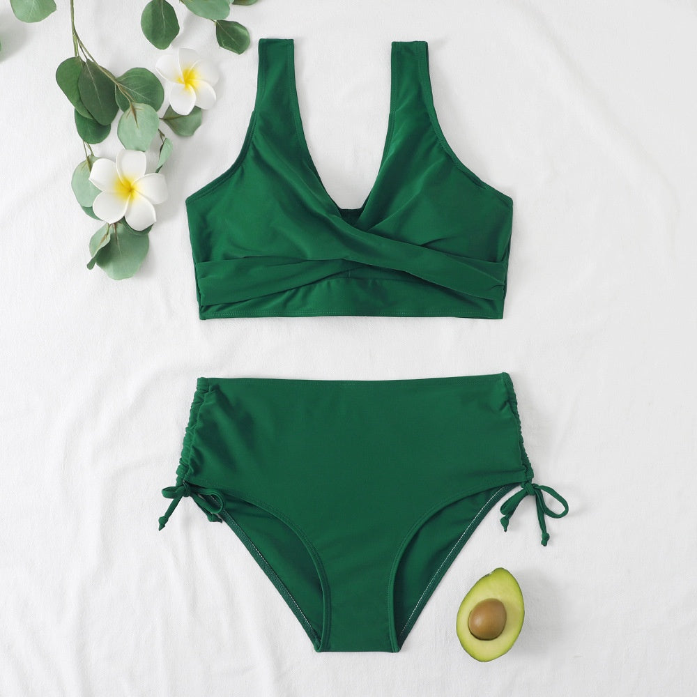 Orsolya | Magas Derekú Bikini Női Keresztpántos