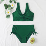 Orsolya | Magas Derekú Bikini Női Keresztpántos