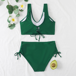 Orsolya | Magas Derekú Bikini Női Keresztpántos