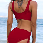 Orsolya | Magas Derekú Bikini Női Keresztpántos