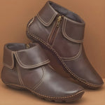 Paula | Chelsea Boots Damen Leder Reissverschluss Flach