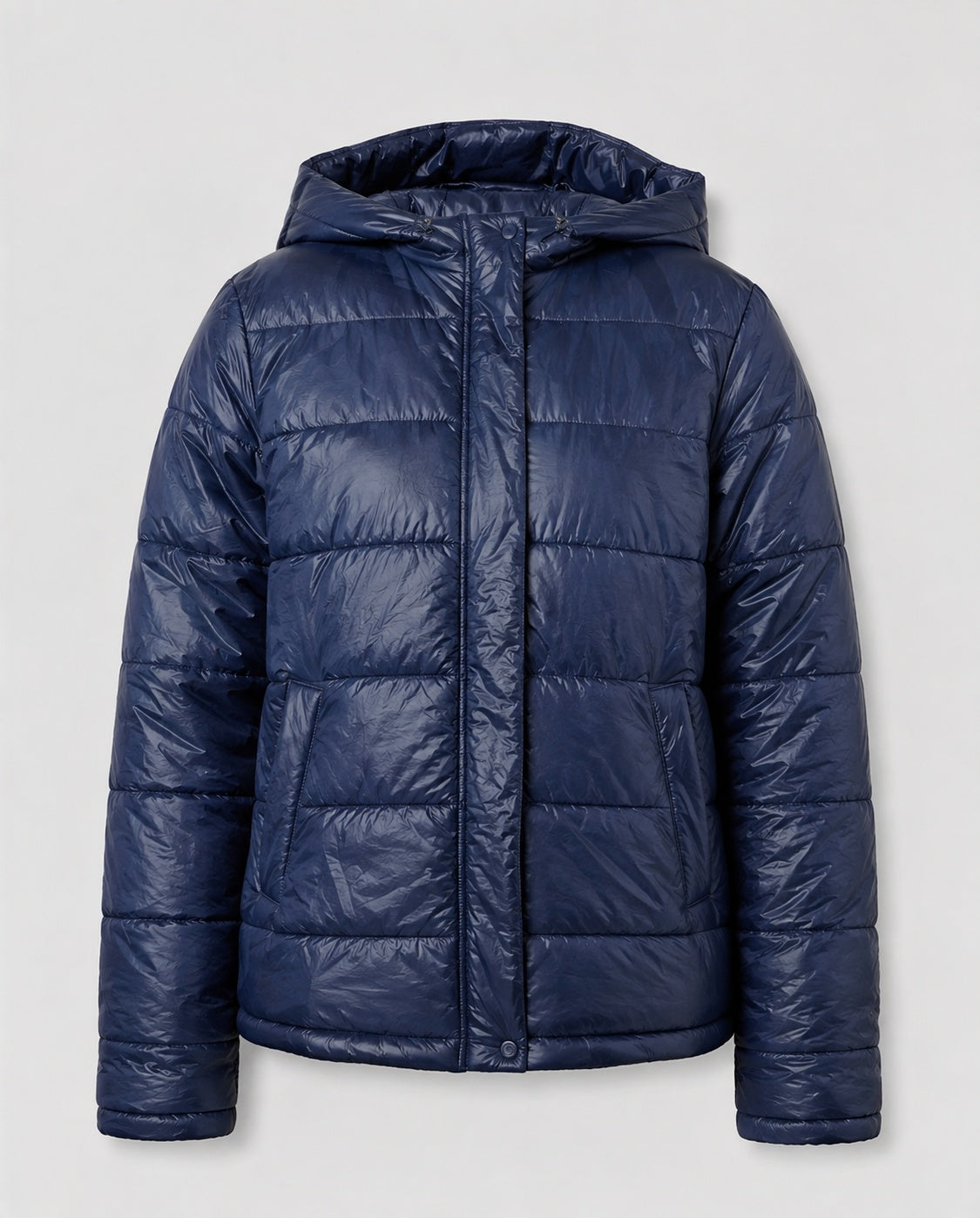 Paula | Daunenjacke Damen mit Kapuze Steppjacke Glanz