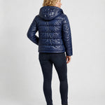Paula | Daunenjacke Damen mit Kapuze Steppjacke Glanz