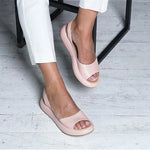 Piroska | Szandál Lapos Nyitott Orrú Női Kényelmi Slingback