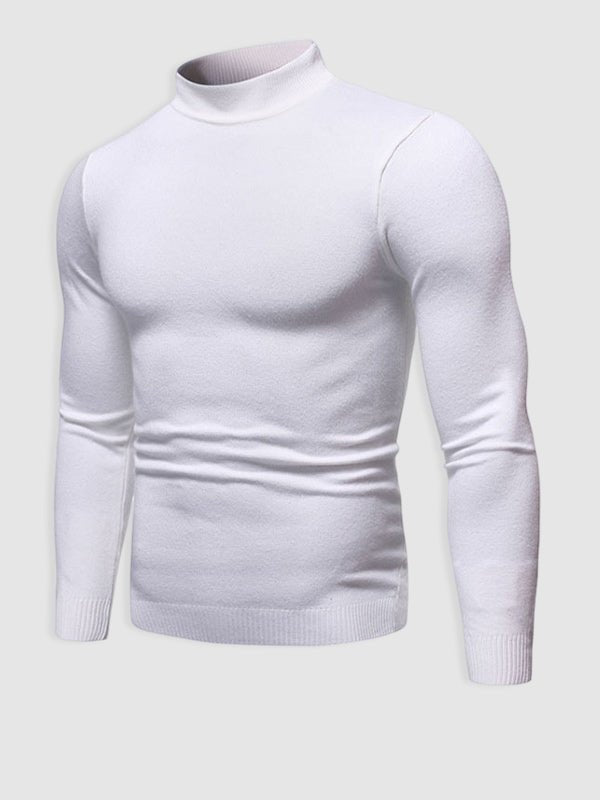 Rafael | Rollkragenpullover Herren Slim Fit Strick