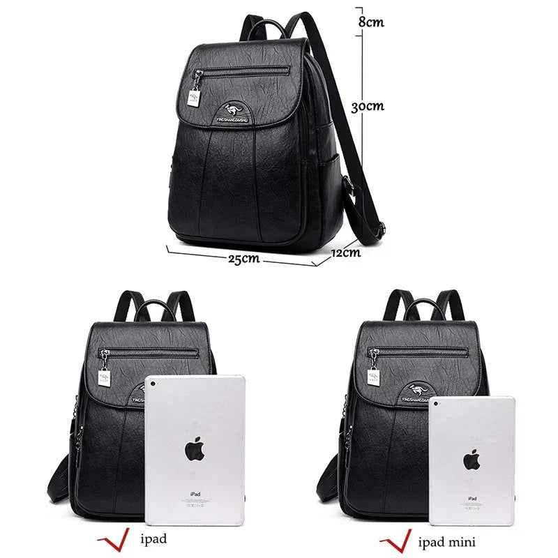 Réka | Női Hátizsák Laptop Rekeszes Lopásbiztos