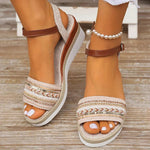 Sára | Platformos Szandál Női Pántos Espadrilles