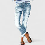 Renáta | Farmer Nadrág Női Slim Fit Koptatott