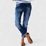 Renáta | Farmer Nadrág Női Slim Fit Koptatott
