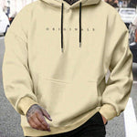 Roland | Kapucnis Pulóver Férfi Hoodie Felirattal