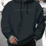 Roland | Kapucnis Pulóver Férfi Hoodie Felirattal
