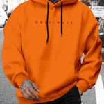 Roland | Kapucnis Pulóver Férfi Hoodie Felirattal