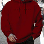 Roland | Kapucnis Pulóver Férfi Hoodie Felirattal