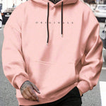 Roland | Kapucnis Pulóver Férfi Hoodie Felirattal