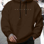 Roland | Kapucnis Pulóver Férfi Hoodie Felirattal