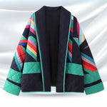 Ronja | Steppjacke Damen Patchwork Oversized