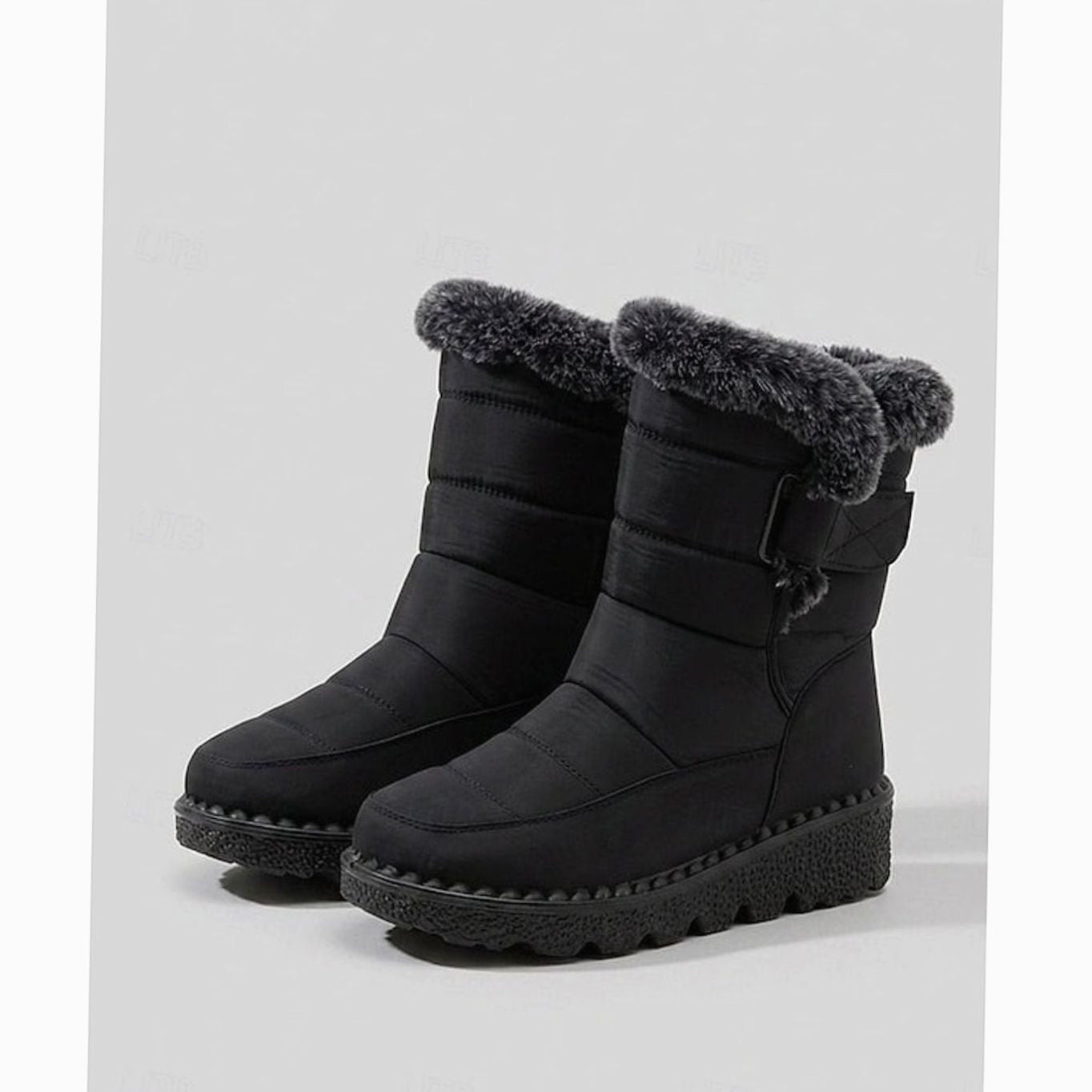 Rosalie | Schneestiefel Damen Kunstfell Gefüttert Rutschfeste Sohle