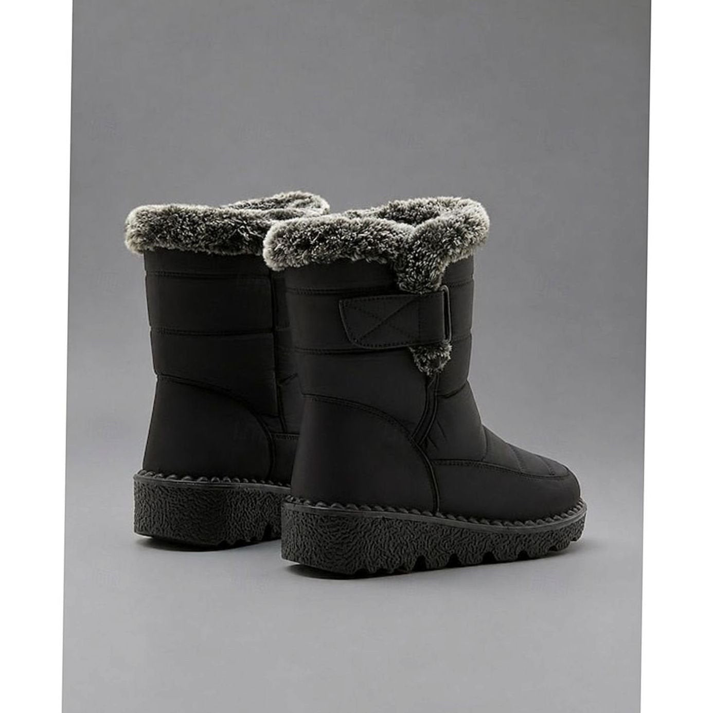 Rosalie | Schneestiefel Damen Kunstfell Gefüttert Rutschfeste Sohle