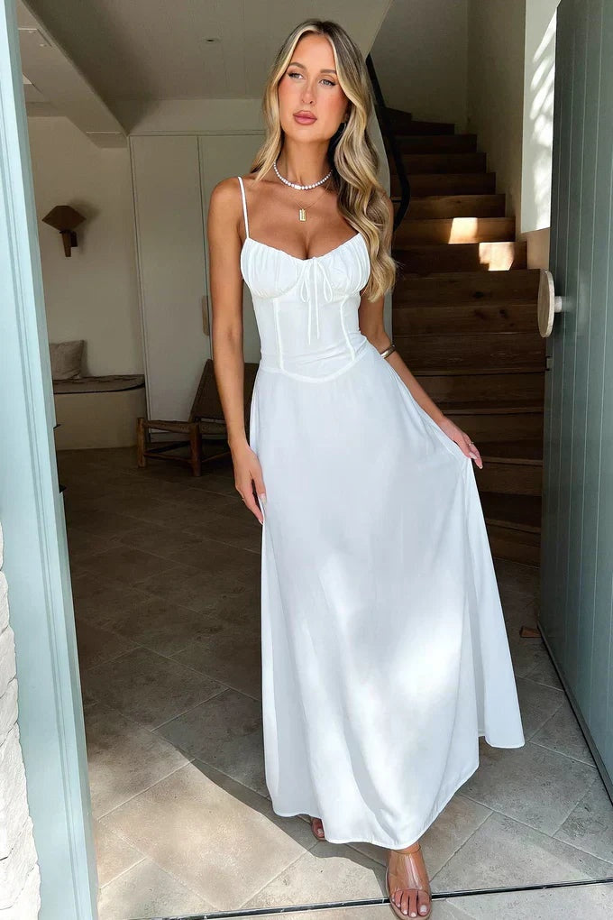 Sára | Alkalmi Maxi Ruha Női Pántos Sweetheart
