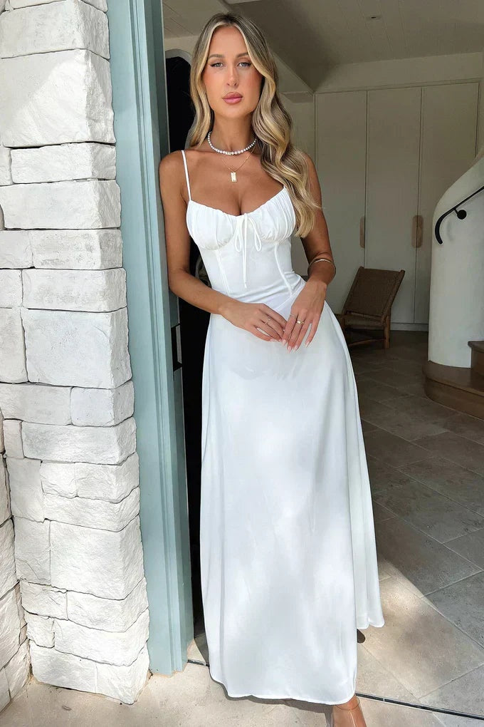 Sára | Alkalmi Maxi Ruha Női Pántos Sweetheart