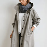 Sára | Trench Coat Női Hosszú Átmeneti Kabát Vízlepergető