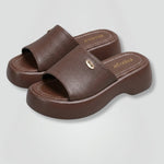 Sarolta | Platform Papucs Női Műbőr Egypántos Slip-On